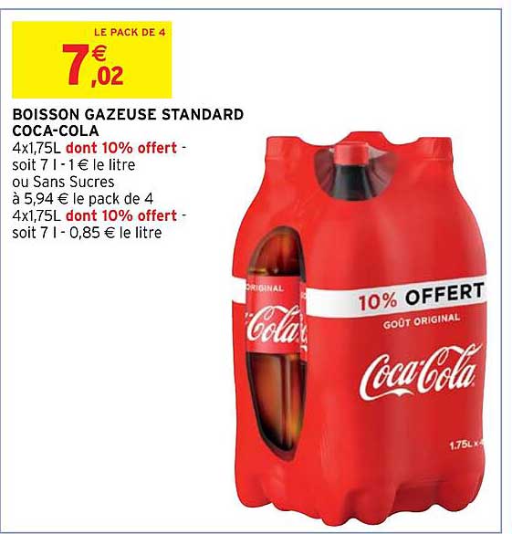 Boisson Gazeuse Standard Coca-cola