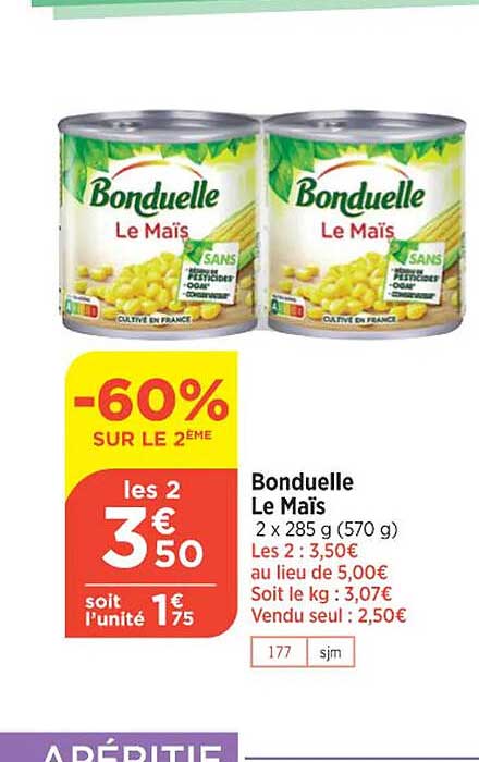 Bonduelle Le Maïs