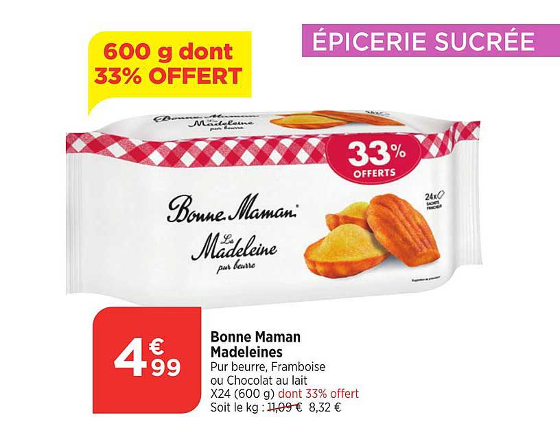 bonne maman madeleines