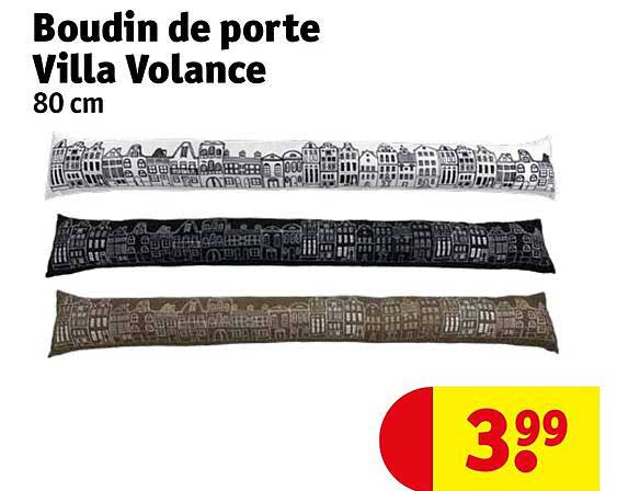boudin de porte villa volance