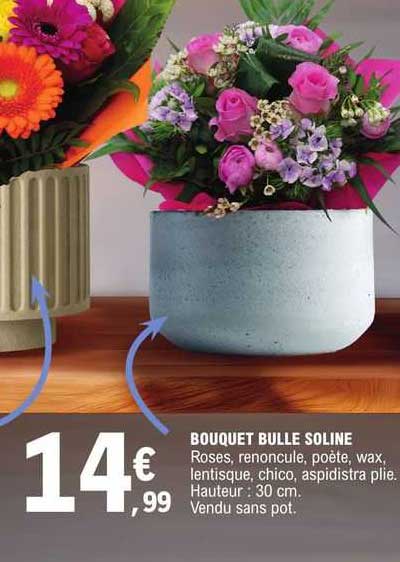 bouquet bulle soline