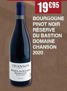 bourgogne pinot noir réserve du baston domaien chanson 2020