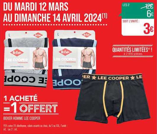 boxer homme lee cooper