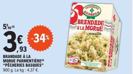 brandade à la morue parmentière "pêcheries basques"