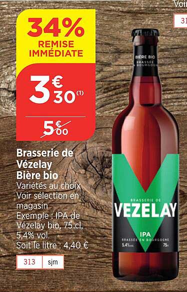 Brasserie De Vézelay Bière Bio