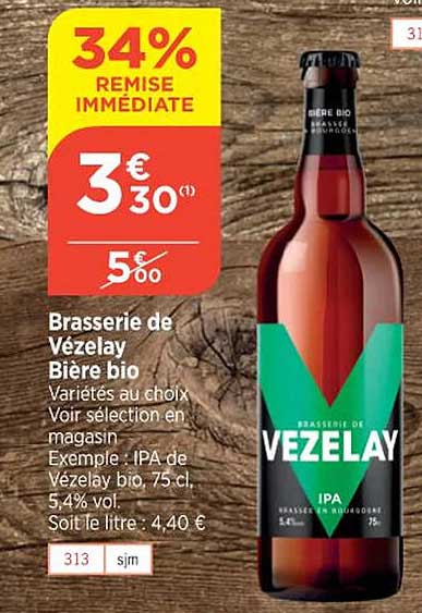 brasserie de vézelay bière bio