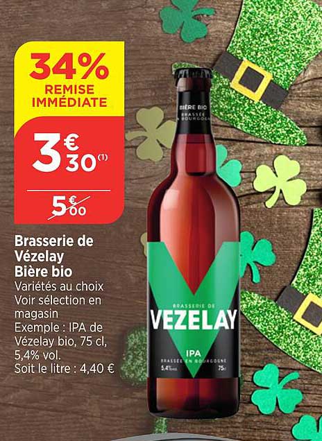 brasserie de vézelay bière bio