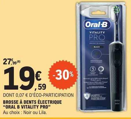 brosse à dents électrique "oral b vitality pro"