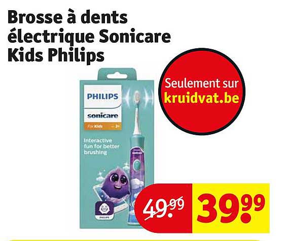 brosse à dents électrique sonicare kids philips