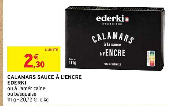 calamars sauce à l'encre ederki