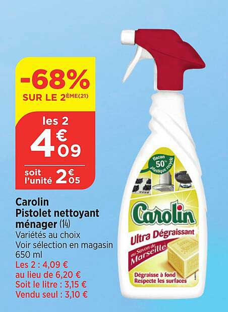 Carolin Pistolet Nettoyant Ménager