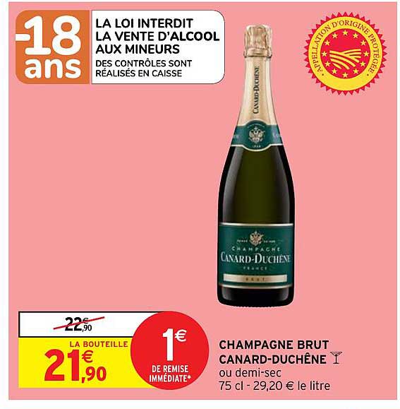 champagne brut canard-duchêne