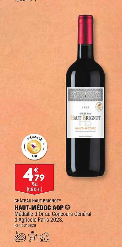 château haut brignot haut-médoc aop