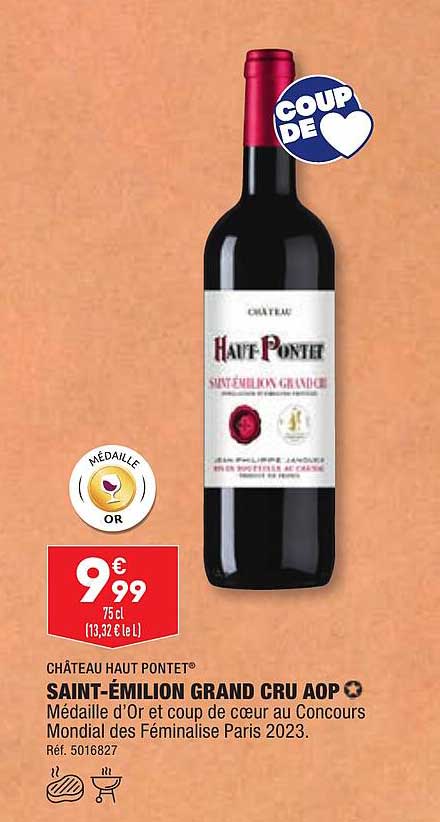 Château Haut Pontet Saint-émilion Grand Cru Aop