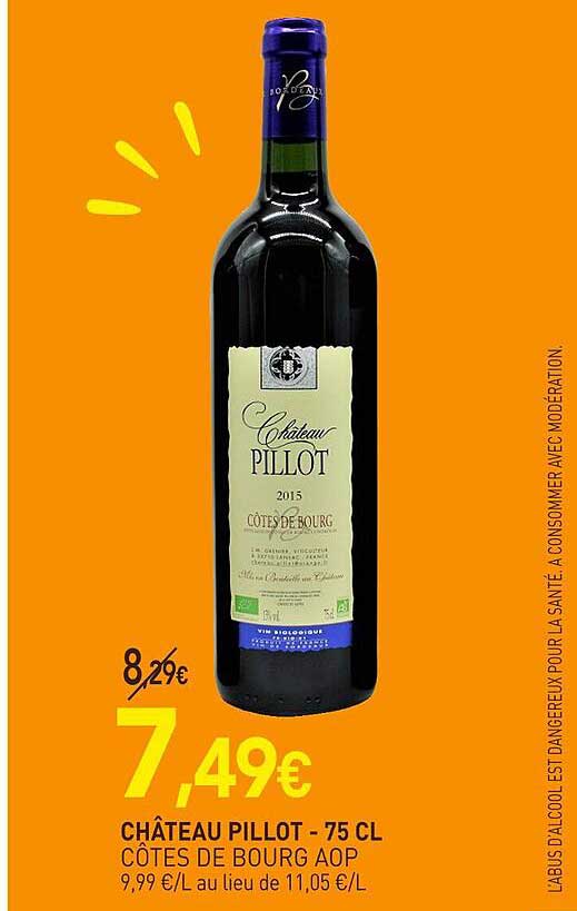 château pillot côtes de bourg aop