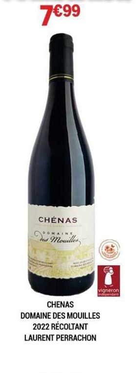 chenas domaine des mouilles 2022 récoltant laurent perrachon