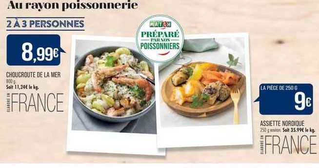 choucroute de la mer assiette nordique