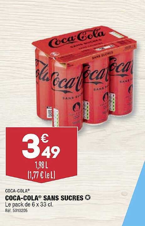 coca-cola coca-cola sans sucres