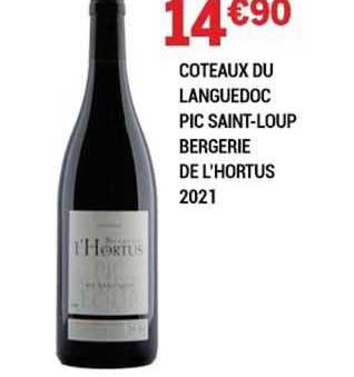 côteaux du languedoc pic saint-loup bergerie de l'hortus 2021