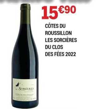 côtes du roussillon les sorcières du clos des fées 2022