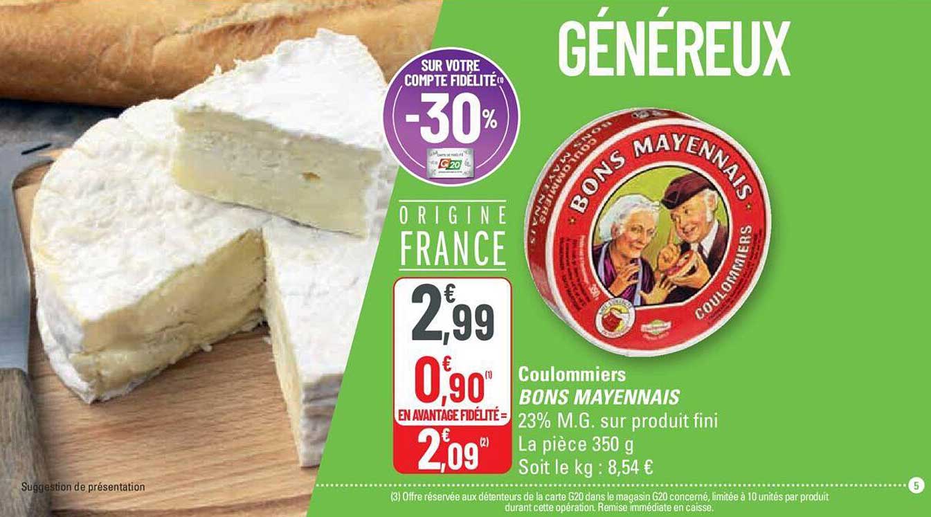 coulommiers bons mayennais