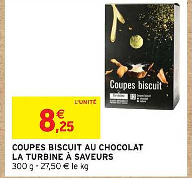 coupes biscuit au chocolat la turbine à saveurs