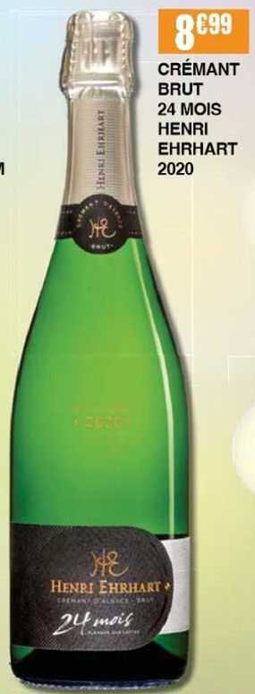 crémant brut 24 mois henri ehrhart 2020