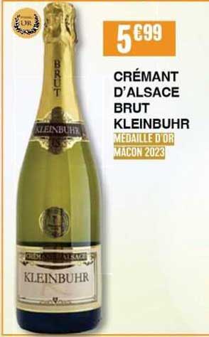 crémant d'alsace brut kleinbuhr