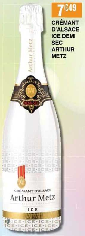 crémant d'alsace ice demi sec arthur metz