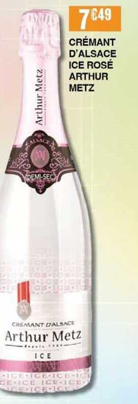 crémant d'alsace ice rosé arthur metz