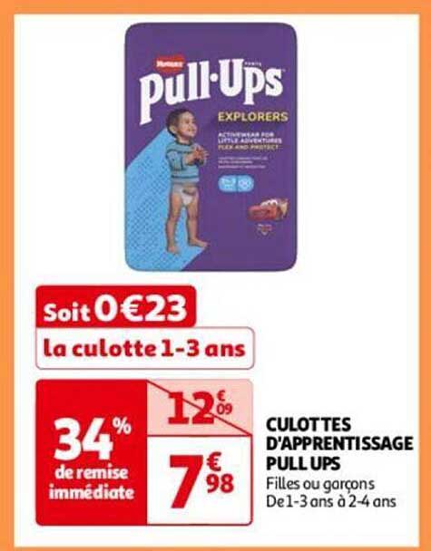 culottes d'apprentissage pull ups