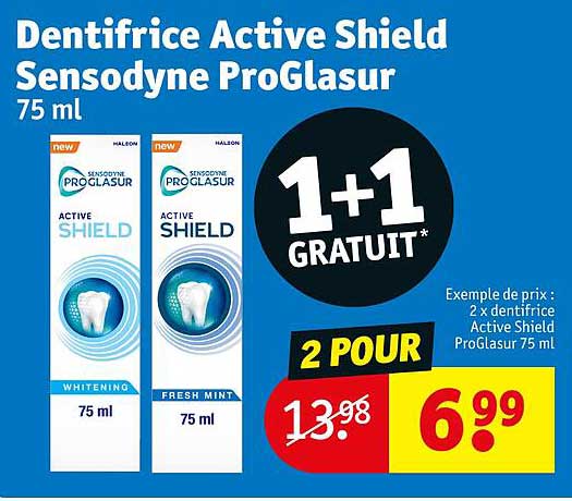 dentifrice active shield sensodyne proGlasur 75 ml