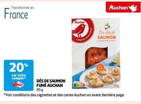 Dés De Saumon Fumé Auchan