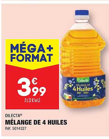 Dilecta Mélange De 4 Huiles