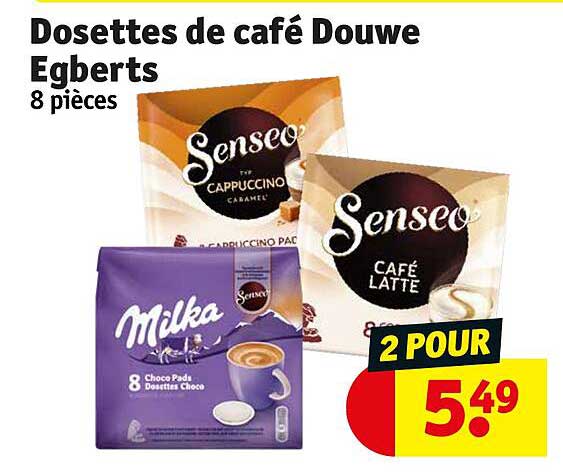 dosettes de café douwe egberts