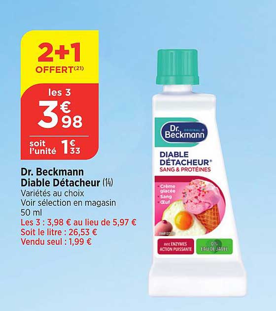 dr. beckmann diable détacheur