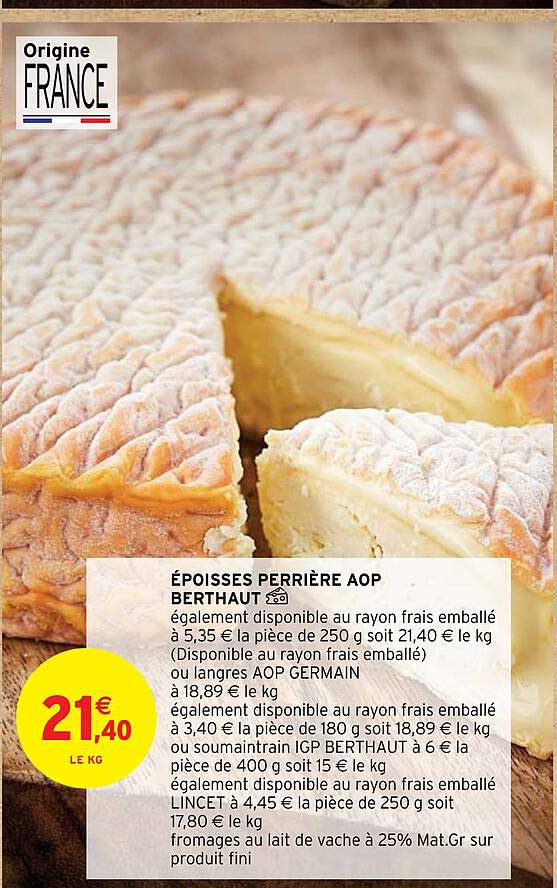 époisses perrière aop berthaut