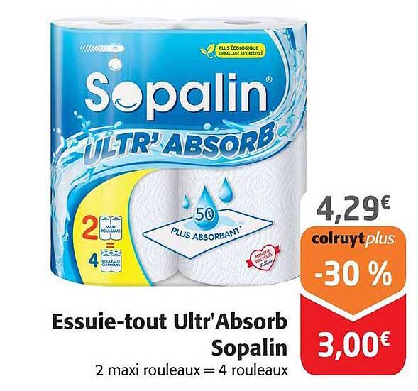 essuie-tout ultr'absorb sopalin
