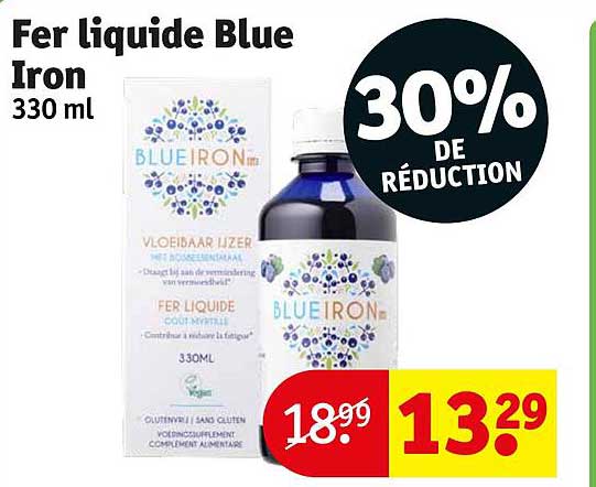 fer liquide blue iron 330 ml