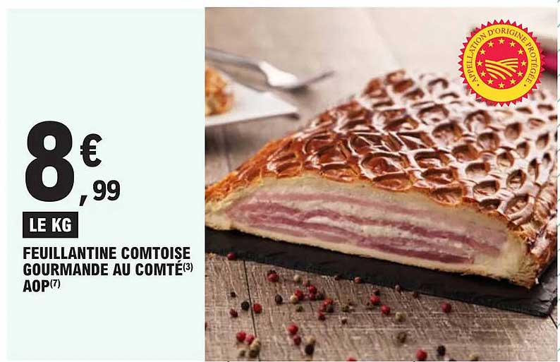 Feuillantine Comtoise Gourmande Au Comté Aop