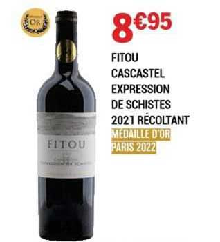 fitou cascastel expression de schistes 2021 récoltant