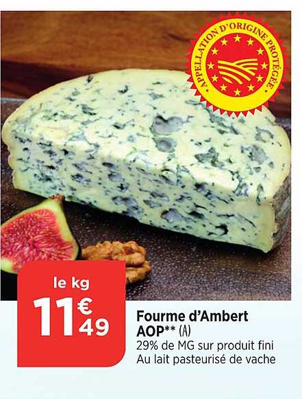 fourme d'ambert aop