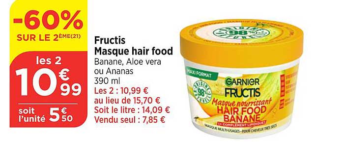 Fructis Masque Hair Food