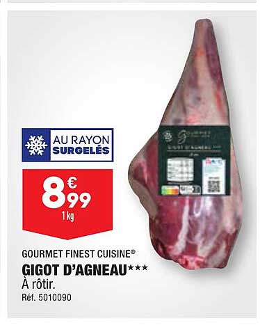 Gourmet Finest Cuisien Gigot D'agneau