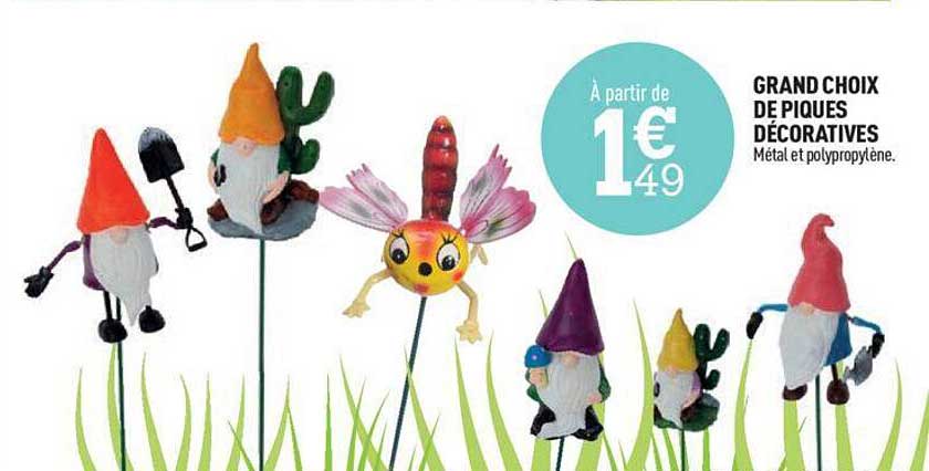 grand choix de piques décoratives