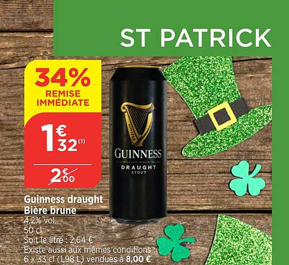 Guinness Draught Bière Brune