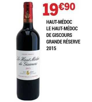 haut-médoc le haut-médoc de giscours grande réserve 2015