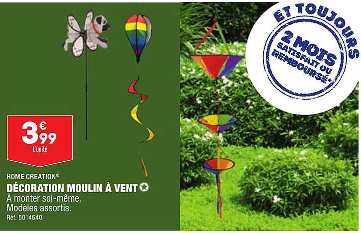 home creation décoration moulin à vent