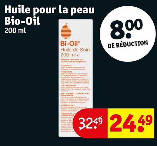 huile pour la peau bio-oil 200 ml