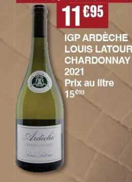 igp ardèche louis latour chardonnay 2021